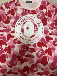 A BATHING APE ピンクカモ ブラジャーショーツセット L - メルカリ