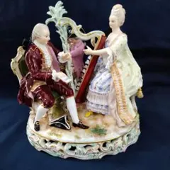 1924年以前マイセン『ジュピターに扮する鷲に乗るガニュメデス
