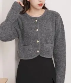 【新品未使用】Chicoジャケットショートカーディガン