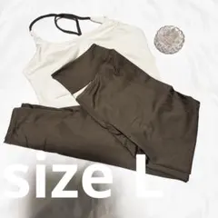 ヨガ　ピラティス　トレーニング　セットアップ スポーツ　エレガント　高貴