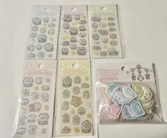 ちいかわbaay♡おしりもっちりフレークシール/ミニミニぷっくりシール全種