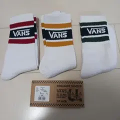 (新品未使用タグ付き)VANSソックス25～27　３組セットのサムネイル