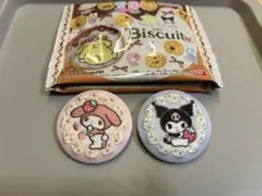 サンリオ 刺繍缶バッチ マイメロ クロミ 食玩