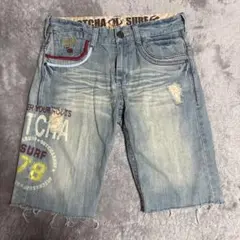 GOTCHA SURF デニムショートパンツ ダメージ加工のサムネイル
