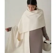 【人気商品‼️ラウンジドレスLOUNGEDRESSショールポンチョ　ポケット付き】