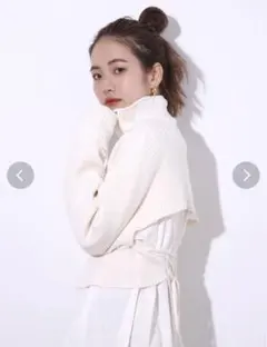 ungrid バックリボンセットワンピース