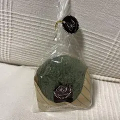 ドーナッツ型ラッピング　ハンドタオル　グリーン　緑