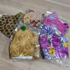 布マスク 5枚セット 多様なデザイン