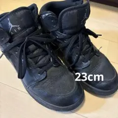 NIKE ナイキ エアジョーダン 1トリプルブラック 23cm スニーカー