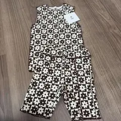 p.premier フラワーパターン ノースリーブタンクトップ