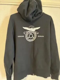 ハウゼン HWZN.MFG.CO. ジップアップパーカー ブラックのサムネイル