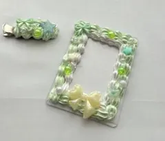 ホイップデコ　緑＆白