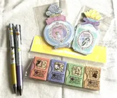 ディズニープリンセス　消しゴム　メモ　ボールペン セット