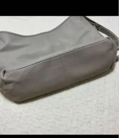 arocoアロコ　本革2wayレザーバッグ　グレーショルダーバッグトートバッグ