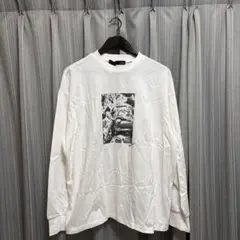 MDR ホワイト 白 プリントデザイン ロンＴ オーバーサイズ Mサイズ 新品