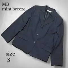 【mint breeze 】テーラードジャケット Sサイズ ダークネイビーのサムネイル