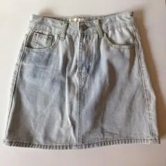 デニムミニスカート ライトブルー