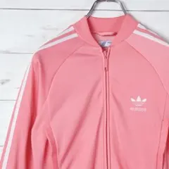 アディダス トラックジャケット SUPERGIRL ロゴ刺繡 裏起毛 085 M