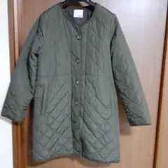 ★【viola】美品‼️　ヴィオラ　大人気❗　中わたジャケット　カーキ色Lサイズ