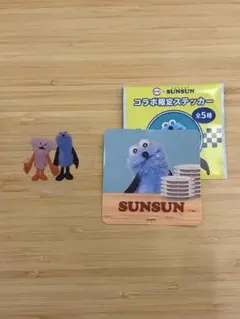 スンスン　スシロー　ピック、ステッカー