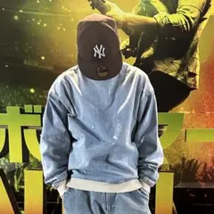 ZARA デニムダメージトレーナー