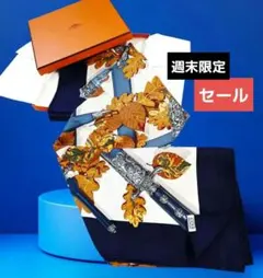 ほぼ新//HERMES エルメス カレ90 AU PLUS DRU 力強く - メルカリ