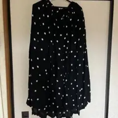 niko and... フレアスカート 黒/白 水玉 3