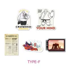 Happyくじ『ベイマックス』vol.2.0 Ｉ賞ダイカットステッカーセット