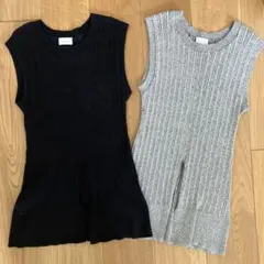 グリーンレーベルリラクシング　タンクトップ　ニット　2枚セット　まとめ売り