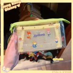 【現地購入☆正規品】 ニック　ジュディ　ズートピア　ペンケース　香港ディズニー
