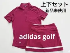 adidas レディースゴルフウェアセット ピンク
