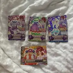 アイカツカード 4枚セット Sangria Rosa