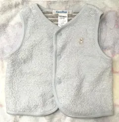 familiar ベビーベスト 70 ライトブルー