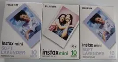 FUJIFILM instax mini Soft Lavender チェキ