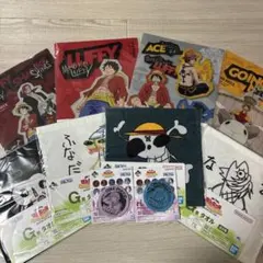 ワンピース 一番くじ G賞 タオル I賞 クリアファイル H賞10点セット