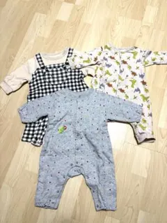 【サイズ70】ロンパース3点セット