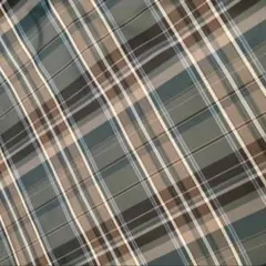 ✨50cm✨ タータンチェック　ナイロン生地　緑系