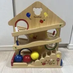 familiar 知育玩具 木製ボール転がし