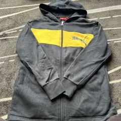 Puma パーカー グレー/イエロー 150