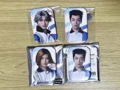 テニミュ スクエア缶バッジ　跡部景吾　樺地崇弘