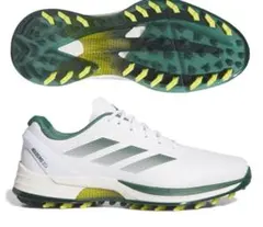 adizero ゴルフシューズ ホワイト/グリーン