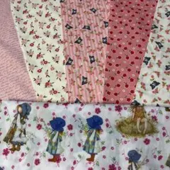 ノスタルジック　ガール　usaコットン 花柄　ピンクセット