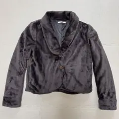 ローリーズファーム ファーコート ファーブルゾン カーキ LOWRYS FARM