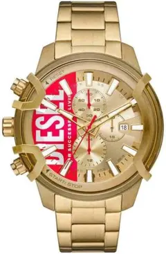 DIESEL GRIFFED 腕時計 DZ4599 ゴールド 48mm - メルカリ