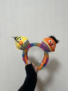 セサミストリート　カチューシャ　ユニバ　バートとアーニー