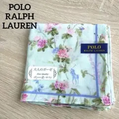 【新品】Polo Ralph Lauren 花柄ハンカチ　大判