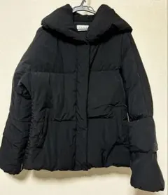 PLST 黒ダウンジャケット Lサイズ　大きな襟