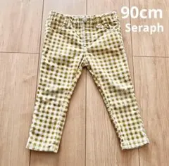 【Seraph】チェック柄パンツ　レギンス　90cm