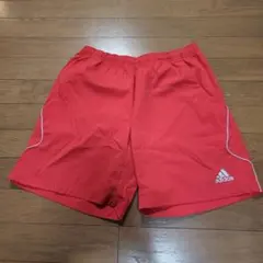 adidas 赤 ショートパンツ S
