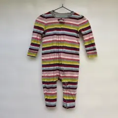 baby GAP ストライプロンパース 9-12ヶ月